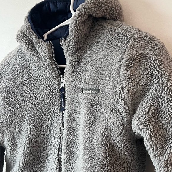 Eddie Bauer Fleece Lined Puffer Jacket - Size Youth XL (10/12) - Picture 14 of 14